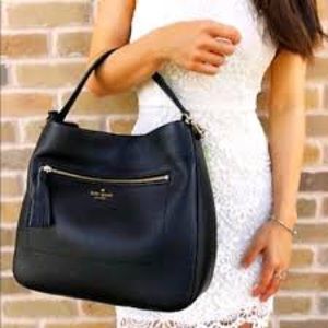 Kate spade Michaela Chester Street Black Hobo Crossbody Handbag